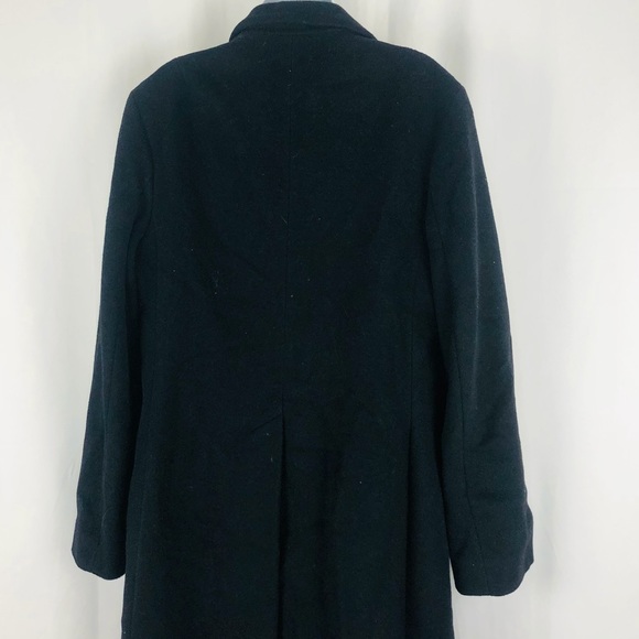 Banana Republic Wool/Alpaca long coat pockets L - Picture 11 of 12